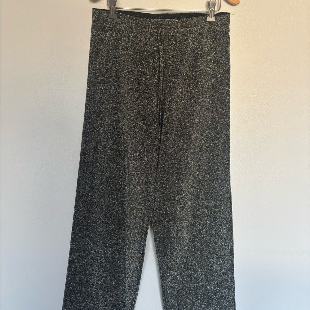 Lanvin Sweater Pants SET w/ Metallic Shimmer - Picture 7 of 9